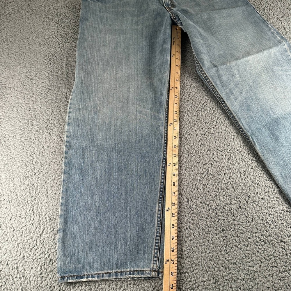 Vtg‎ SilverTab Jeans Mens W36 L30 Baggy Light Blue Cotton Relaxed Wide Leg Y2K - Picture 9 of 16